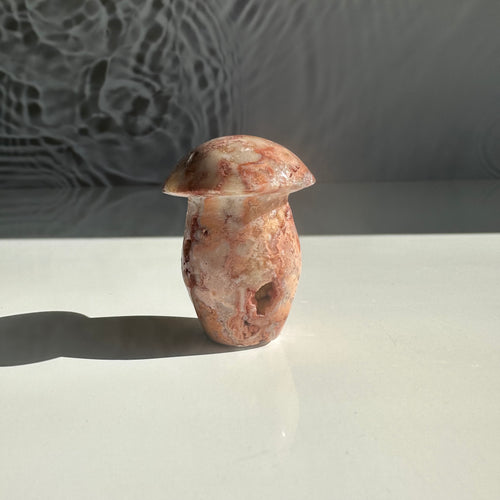 Pink Crazy Lace Agate Mushie - Milky Way Creations - Sydney - Crystal - Crystals - Candles - Soap - Howlite - Amethyst - Ethically Sources - Stones - gemstones - wholesale - amazonite