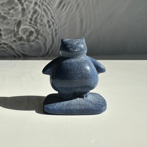 Lapis Lazuli Snorlax Figurine - Milky Way Creations - Sydney - Crystal - Crystals - Candles - Soap - Howlite - Amethyst - Ethically Sources - Stones - gemstones - wholesale - amazonite