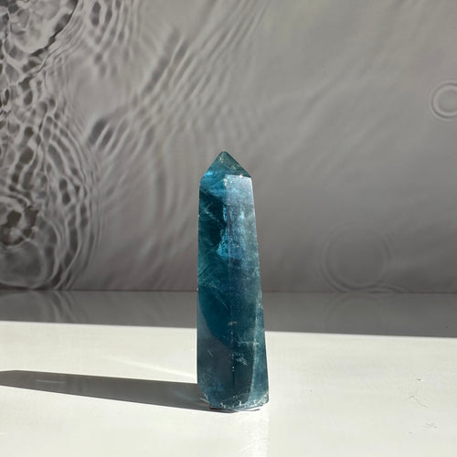 Blue Fluorite Tower - Milky Way Creations - Sydney - Crystal - Crystals - Candles - Soap - Howlite - Amethyst - Ethically Sources - Stones - gemstones - wholesale - amazonite