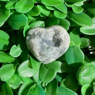 Celestite Heart - Milky Way Creations - Sydney - Crystal - Crystals - Candles - Soap - Howlite - Amethyst - Ethically Sources - Stones - gemstones - wholesale - amazonite