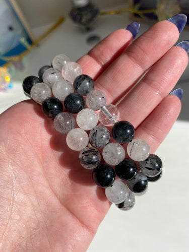 Tourmaline Quartz Bracelet - Milky Way Creations - Sydney - Crystal - Crystals - Candles - Soap - Howlite - Amethyst - Ethically Sources - Stones - gemstones - wholesale - amazonite