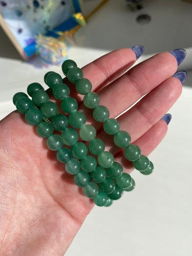 Green Aventurine Bracelet - Milky Way Creations - Sydney - Crystal - Crystals - Candles - Soap - Howlite - Amethyst - Ethically Sources - Stones - gemstones - wholesale - amazonite
