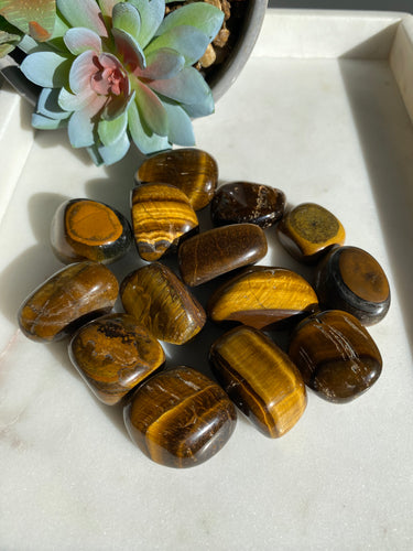 Tigers Eye Tumbles - Milky Way Creations - Sydney - Crystal - Crystals - Candles - Soap - Howlite - Amethyst - Ethically Sources - Stones - gemstones - wholesale - amazonite
