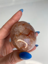 Load image into Gallery viewer, Fire Quartz Palm Stone - Milky Way Creations - Sydney - Crystal - Crystals - Candles - Soap - Howlite - Amethyst - Ethically Sources - Stones - gemstones - wholesale - amazonite
