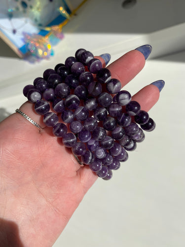 Dream Amethyst Bracelet - Milky Way Creations - Sydney - Crystal - Crystals - Candles - Soap - Howlite - Amethyst - Ethically Sources - Stones - gemstones - wholesale - amazonite