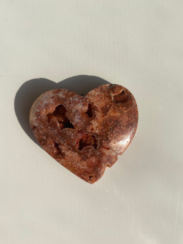 Pink Crazy Lace Agate Heart - Milky Way Creations - Sydney - Crystal - Crystals - Candles - Soap - Howlite - Amethyst - Ethically Sources - Stones - gemstones - wholesale - amazonite