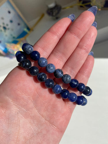 Blue Sodalite Bracelet - Milky Way Creations - Sydney - Crystal - Crystals - Candles - Soap - Howlite - Amethyst - Ethically Sources - Stones - gemstones - wholesale - amazonite